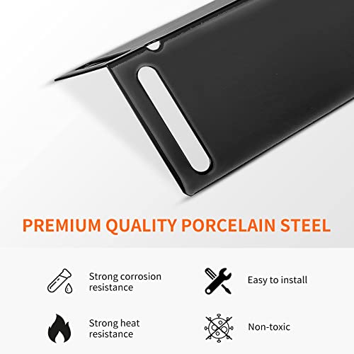 Hisencn Grill Replacement for Smoke Hollow PS9900, PS9500, 6800, Smoke Hollow Grill Parts for 16.5" Porcelain Steel Heat Plate Shield, Stainless Steel Pipe Burners, Cast Iron Cooking Grate - Grill Parts America