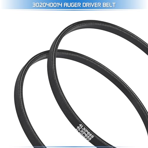 302040014 Snowblower Belt Auger Drive Belt Compatible with Powersmart Snow Blower DB7659 DB7659H Snow Thrower V Belt Snow Blower Replacement Parts - Grill Parts America