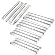 Zemibi Grill Replacement Part for Broil King 9215-54 9221-54 9221-64 9221-67 9235-24 Baron 320 Baron 420 Baron 440 Baron 490 Baron 540 Baron 590, Baron 340, Stainless Steel Heat Plate and Grill Burner - Grill Parts America