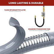 PatioGem 12Feet 1/2 Inch Natural Gas Conversion Kit Compatible with Kitchen-aid Propane Gas Grill Conversion, 710-0003 Natural Gas Hose and Regulator,Gas Grill Conversion Kit for Propane Gas Grill-CSA - Grill Parts America