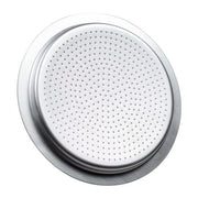 Univen 2.5" (64mm) Espresso Filter and Gasket Seals Compatible with Bialetti 6 Cup Aluminum Espresso Makers - Kitchen Parts America