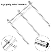 Hisencn Replacement Rebuild Kit for Sonoma CGR27, CGR27LP, CGR30, CGR30LP Gas Grill Stainless Steel Burner, Stainless Steel Heat Plates Tent - Grill Parts America