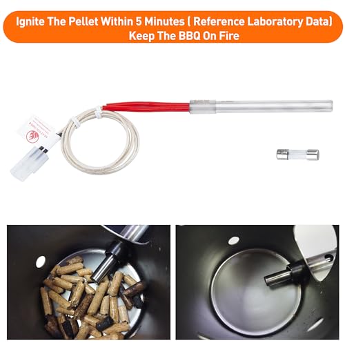 HEATFOUNDER 2 Pack Pit Boss Replacemnt Hot Rod Igniter Stainless Steel