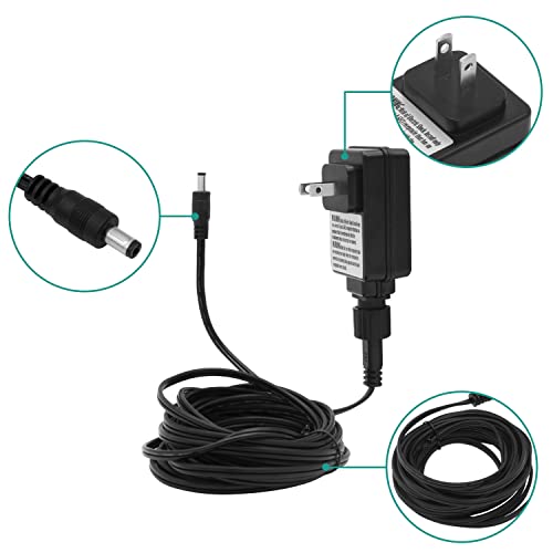 Power Adapter Replacement Part 9004190216 for Masterbuilt Gravity Series 560/800/1050 XL Digital Charcoal Grill and Smoker, Supply with 15 FT Long Cord - Grill Parts America