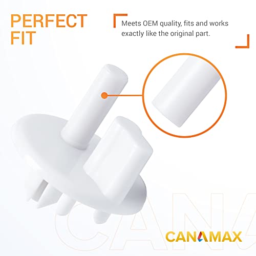 241993101 Refrigerator Crisper Cover Support Premium Replacement Part by Canamax - Compatible with Frigidaire & Kenmore Refrigerators - Replaces AP4427109, 1513082, 240423701, 7241993101 - PACK OF 4 - Grill Parts America