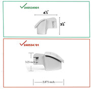 240534901 x2 & 240534701 x1 Refrigerator shelf retainer bar parts Compatible with frigidaire or kenmore Door Shelf Rack Bar Rail, Replaces AP3214631 PS734936 AP3214630 PS734935 AH734935 EA734935 - Grill Parts America