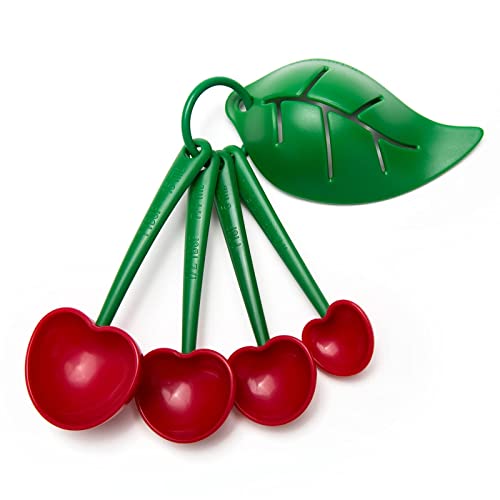 Ototo Mon Cherry Measuring Spoons and Egg Separator