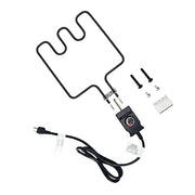 SUONA Grill Heating Element and Electric Smoker for Masterbuilt 1500 Watt Heating Element with Adjustable Thermostat Cord Controller Replacement Parts for Masterbuilt Smokers & Turkey Fryers - Grill Parts America