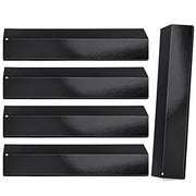 Adviace Set of 5 Heat Plate Shields for Brinkmann 810-3660-S, 810-2511-S, 810-2512-S Grill Replacement Parts, 15 3/8" Porcelain Steel Gas Grill Heat Tent Flame Tamer Replacement for Uniflame, Aussie. - Grill Parts America