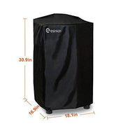 Esinkin 30-Inch Electric Smoker Cover for Masterbuilt Electric Smoker , Dust UV Durable Waterproof and Conveninet , Black - Grill Parts America