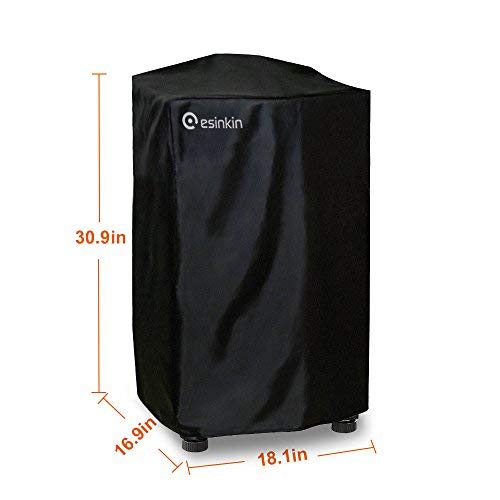 Esinkin 30-Inch Electric Smoker Cover for Masterbuilt Electric Smoker , Dust UV Durable Waterproof and Conveninet , Black - Grill Parts America