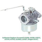 POSFLAG 632615 Carburetor Replaces Tecumseh 632615, 632208, 632589 for Tecumseh H30, H35, H50 Engines Snowblower Pressure Washer - Grill Parts America