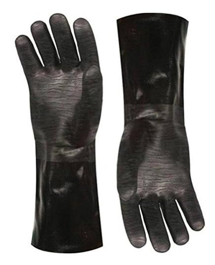 Artisan Griller BBQ Heat Resistant Insulated Smoker, Grill, Fryer, Oven, Brewing, Cooking Gloves. Great for Barbecue/Frying/Grilling – Waterproof, Fire&Oil Resistant Neoprene-1 pair (Size 10/XL - 14”) - Grill Parts America