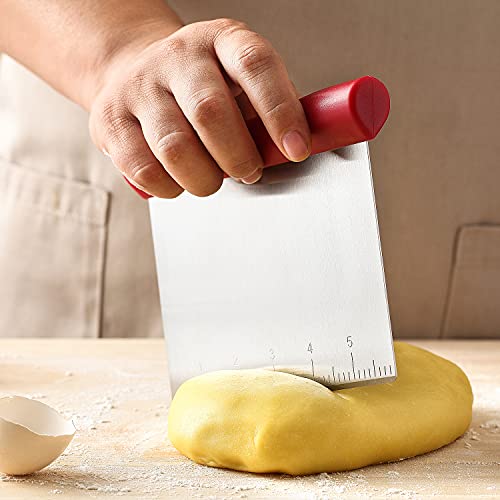 Spring Chef - Bench Scraper, Stainless Steel Nut, Pie, Pastry, Pizza a ...