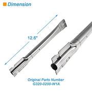 BBQration Replacement Kit for Char-Broil Classic 280 2-Burner 463613717 463647018 463672717 463672817 G215-0203-W1 G320-0200-W1A, Replacement Parts for American Gourmet 465635821 465636021 - Grill Parts America