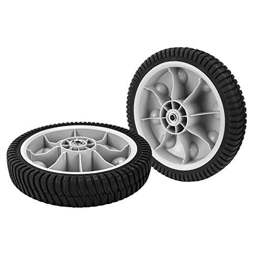 Mower Rear Wheel for MTD 734-04019 734-04127 S-Wave Lawn Mower, for Troy- Bilt 11A-542Q711 11A-542Q766 Replacement Wheels 12" X2-1/8 （2 Pack） - Grill Parts America