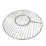 VORTEX (IN)DIRECT HEAT Accessories for Weber Kettle, Big Green Egg, Kamado, BGE and Charcoal Grills (Gourmet BBQ Cooking Grate -Stainless 21.5" with 9" Center) - Grill Parts America