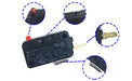 LONYE WB24X829 WB24X830 Microwave Door Switch Replacement for GE Microwave D3V-16G-3C25 SZM-V16-FD-62 - Grill Parts America