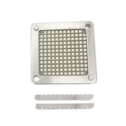 TUNTROL 1/4" Replacement Chopper Blade, 440C Stainless Steel Blade for Commercial Vegetable Dicer Fruit Cutter, Interchangeable Blade&Pusher Block Set - Kitchen Parts America