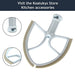 5 QT Flat Beater Paddle for KitchenAid Bowl-Lift Stand Mixer Models K4SS, K5SS, KSM5, KPM5 - Kitchen Parts America