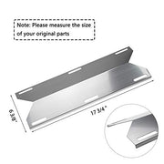 Hisencn Repair kit Replacement for Jenn Air 720-0337, 7200337, 720 0337 Gas Grill Model, 4pack Stainless Steel Burners Pipe Tube, Heat Plates Sheild Tent, Set of 3 Grill Cooking Grid Grates - Grill Parts America