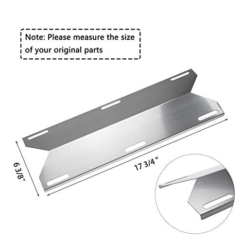 Hisencn Repair kit Replacement for Jenn Air 720-0337, 7200337, 720 0337 Gas Grill Model, 4pack Stainless Steel Burners Pipe Tube, Heat Plates Sheild Tent, Set of 3 Grill Cooking Grid Grates - Grill Parts America