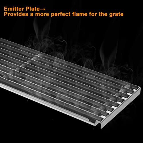 Outspark Cooking Grid Grates and Emitter Plates Replacement Parts for Charbroil 2015 and Newer Commercial, Signature, Professional Series TRU-Infrared Gas Grills,Cast Iron - Grill Parts America