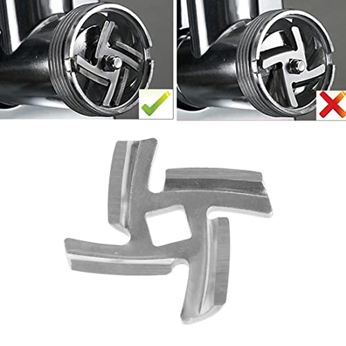 MDYNI 4 Pieces Meat Grinder Blade Spare Parts Stainless Steel Meat Chopper Replacement Meat Grinder Accessories for Grinders Mincers - Kitchen Parts America
