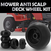 KIPA Mower Anti Scalp Deck Wheel Kit Replace for Bad Boy 022-5234-98 103-3168 103-7263 103-4051 Toro 1-603299 68-2730 Husqvarna 5391026-43 and Many Bore 5/8" Wheel Size 5-2.75 Durable PACK-6 - Grill Parts America