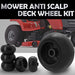 KIPA Mower Anti Scalp Deck Wheel Kit Replace for Bad Boy 022-5234-98 103-3168 103-7263 103-4051 Toro 1-603299 68-2730 Husqvarna 5391026-43 and Many Bore 5/8" Wheel Size 5-2.75 Durable PACK-6 - Grill Parts America