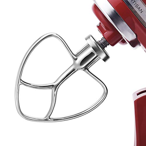 Kitchen Mixer Aid Paddle Attachment for Stand Mixer-K45B Coated Flat Beater  Perfectly Compatible for 4.5 QT Tilt-Head Stand Mixer Fit For KSM90