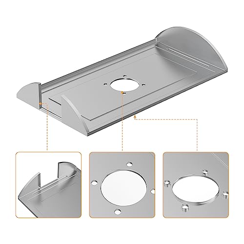 SafBbcue Heat Baffle Diffuser Plate Replacement Parts for Pit Boss 1000 11000 Series Austin XL Pellet Smoker Grills Heat Shield Accessories - Grill Parts America