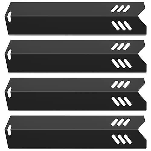 SHINESTAR 15" Grill Heat Plate, Grill Replacement Part for Dyna-Glo, Backyard & Uniflame Grill, DGF510SBP, DGF493BNP, BY15-101-001-02, BY13-101-001-13, Porcelain Steel, 4-Pack, 15" x 3-13/16" - Grill Parts America