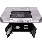 Char-Broil 463285022 Vibe 535 Gas Griddle and Grill, Silver - Grill Parts America