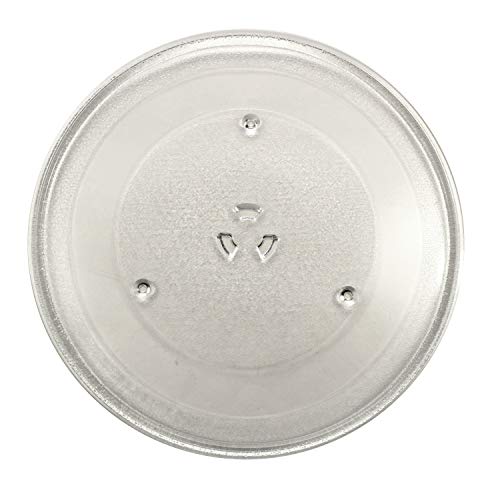 HQRP 13 1/2" Glass Turntable Tray fits Frigidaire 5304464116 5304509621 FFMV162LSA CFMV152CLBA CFMV157GBA CFMV162LBA FFMV1745TBA PLMV168CC1 Microwave Oven Cooking Plate 13-1/2-inch 345mm - Grill Parts America