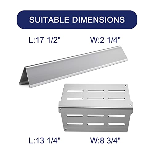 Meyafiny Replacement Flavorizer Bars for Weber Genesis Grill Parts for Weber Genesis 300 Series E/S-310 320 330 EP/cep-310 EP/cep-320 EP/cep-330(with Front Control Knob) Heating Plate(7622-2+5) - Grill Parts America