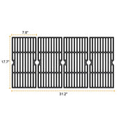 SafBbcue Replacement Parts Kit for Dyna-Glo DGE486BNP DGE486BSP DGE486GSP DGF486GSP DGN576DNC-D M486BBDG14 Master Forge 2518-3 Brinkmann 810-9590-S Grill Grates - Grill Parts America