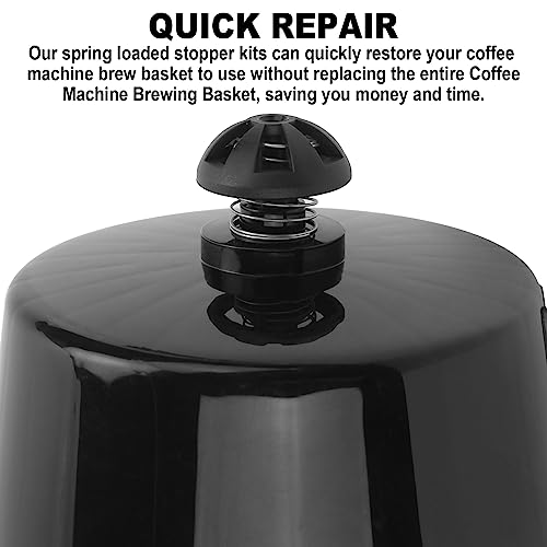 Coffee Machine Brewing Basket Bottom spring loaded stopper kits