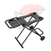 Tabletop Grill Stand with Side Shelf for Weber Q1000, Q2000,Series Portable Grill,Outdoor,Backyard,Camping Stainless Steel Foldable Grill Cart for Blackstone Tabletop 17/22 in Griddle,Black - Grill Parts America