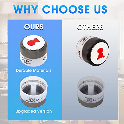 GGTE 91538 Grill Lighted Control Knobs for Weber Summit Grill 2012+ 400/600 Series E-470 670, S-460 470 660 670 Replacement Parts 2-Pack - Grill Parts America