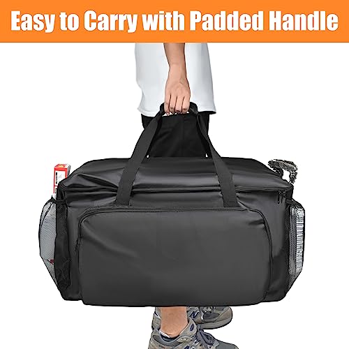 Amerbro Grill Carry Bag for Ninja Woodfire Outdoor Grill - Ninja OG701 & OG751 Grill & Smoker Water-Resistant Outdoor Carrying Bag - Anti-Fade & UV Resistant, Heavy Duty 840D Oxford Fabric (Bag Only) - Grill Parts America