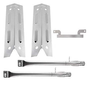 BBQration 15" x 4 13/16" Grill Parts for Brinkmann 810-4220, 810-4220-S, 810-2511-F, 810-2511-S Stainless Steel Heat Plates, Burners and Carry Over Tubes for Brinkmann Gas Grill Model - Grill Parts America