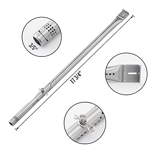 YIHAM KZ924 Grill Replacement Parts for Charbroil Performance 5 Burner 463347518 463347519 463275517 463243518 463243519, 6 Burner 463373019 463244819 Heat Shield+Burner Tube+Carry Over+Igniter Wire - Grill Parts America