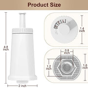 Replacement Water Filter for Breville Espresso Coffee Machine, Compatible with Breville Sage Oracle Touch, Claro Swiss, Barista & Bambino, BES880/BES878/BES920/BES980/BES990-2 Pack - Grill Parts America