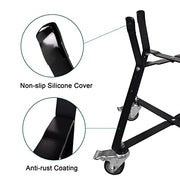 Quantfire Rolling Cart for Kamado Joe Junior 13.5" Grill Stand for Kamado Joe Accessories, Rolling Nest with Heavy Duty Locking Caster Wheels Powder Coated Steel for Smoker Kamado Grill Stand Black - Grill Parts America