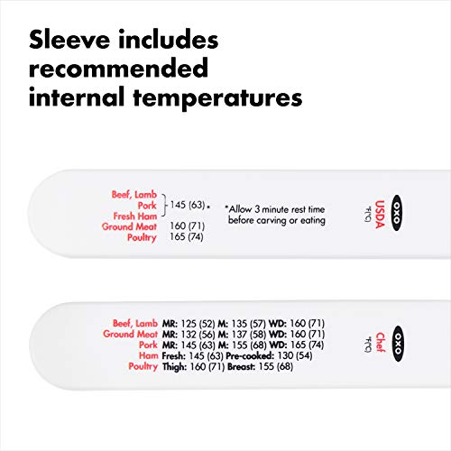 OXO Good Grips Chef's Precision Digital Instant Read Thermometer, Black - Grill Parts America