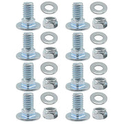 Set of 8, 784-5581A 784-5581 Snow Blowers Carriage Bolts & Nuts Kits Fits MTD Shave Plate Scraper Bar 784-5581A-0637 790-00120-0637 712-3010, 736-0242, 710-0260 , (5/16-18) 5/8" - Grill Parts America