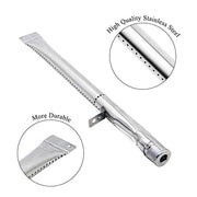 Hisencn Gas Grill Pipe Burners Tube, Heat Plate Tent Shield, Crossover Carry Over Tube Replacement Kits for Stok SGP4330SB SGP4331 SGP4130N, Stok Quattro 4 Burner Grills - Grill Parts America