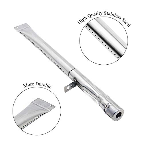 Hisencn Gas Grill Pipe Burners Tube, Heat Plate Tent Shield, Crossover Carry Over Tube Replacement Kits for Stok SGP4330SB SGP4331 SGP4130N, Stok Quattro 4 Burner Grills - Grill Parts America