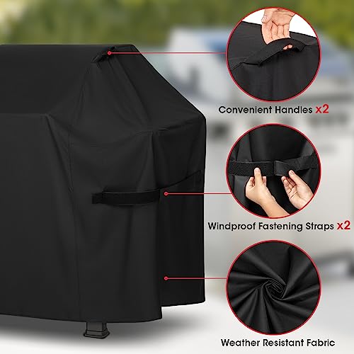 Unicook 51 Inch Grill Cover for Weber Spirit 300 and Spirit Il 300 Series Grills, Premium BBQ Grill Cover for Outdoor Grill, Heavy Duty Waterproof Fade Resistant, Compared to Weber 7139 - Grill Parts America